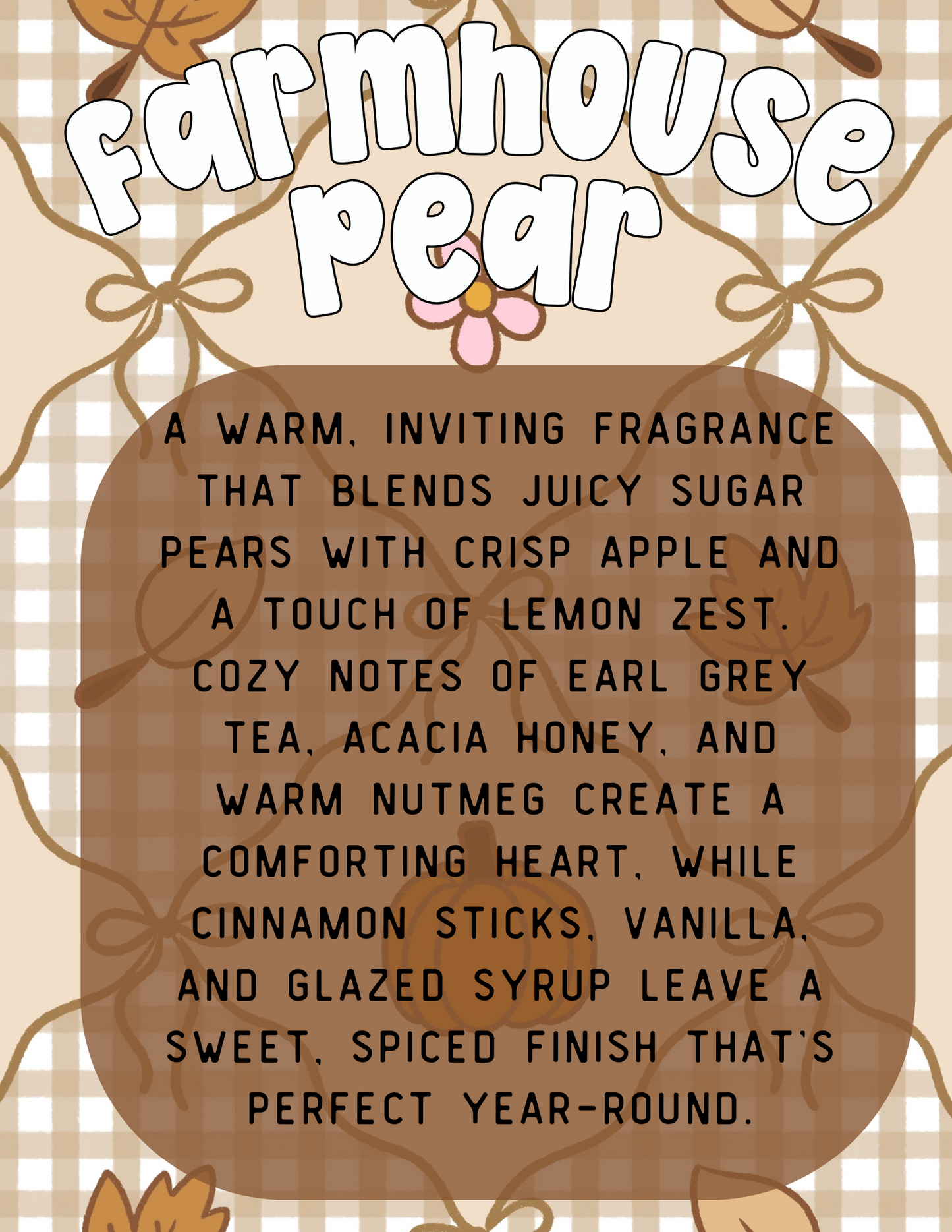 Farmhouse Pear Products