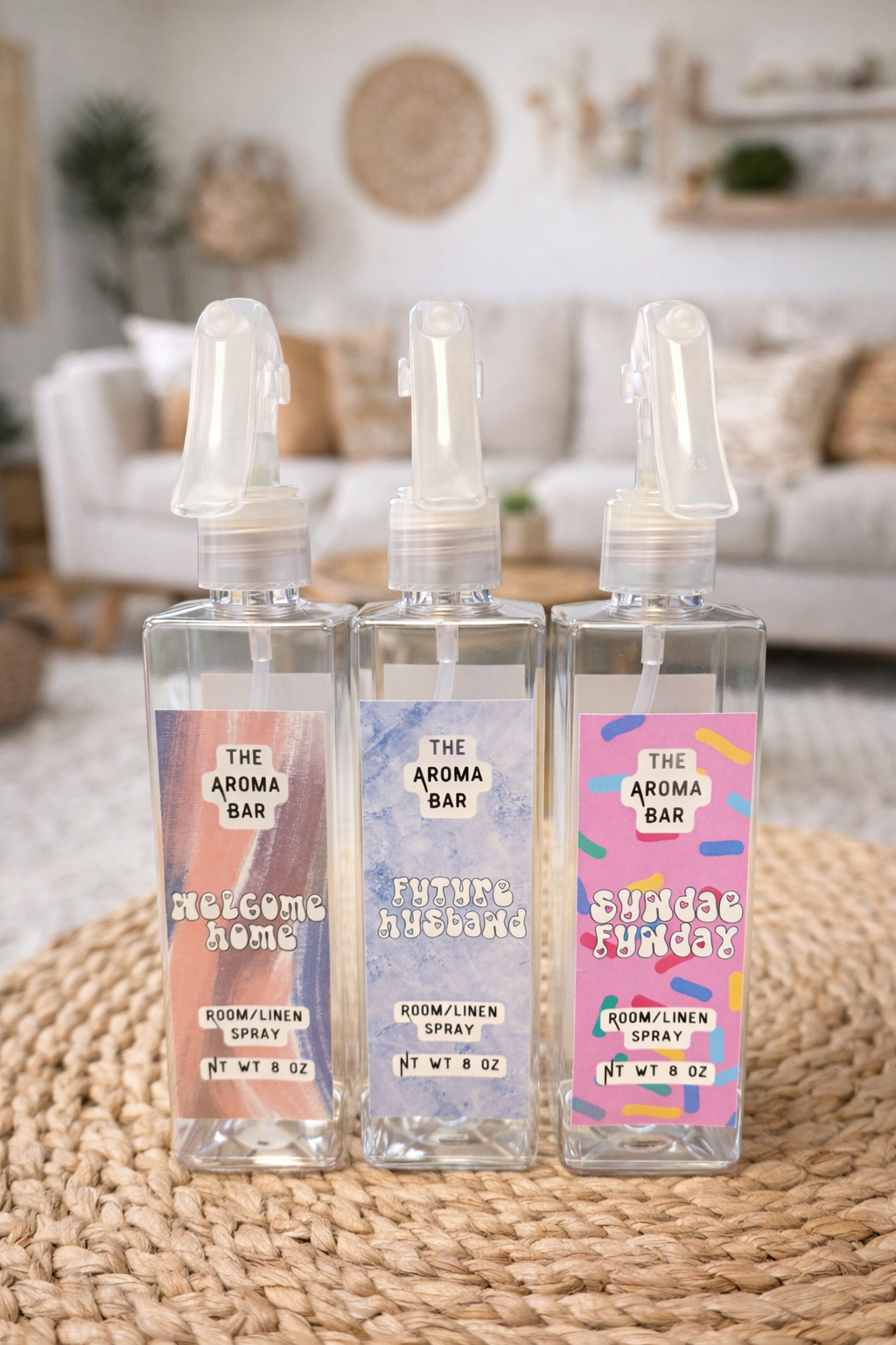 Welcome Home, Future Husband, Sundae Funday Mini + Large Room Sprays