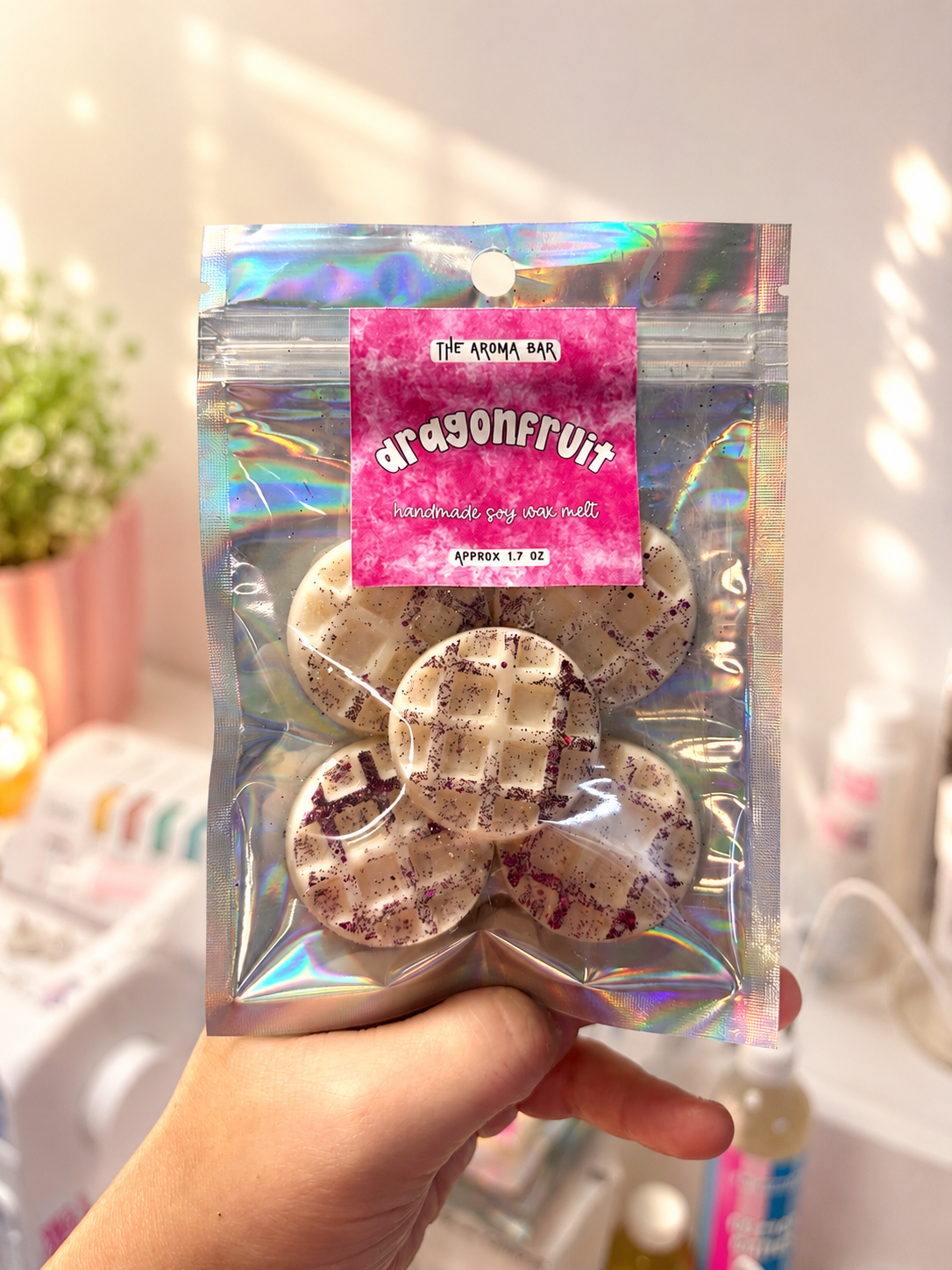 Dragonfruit Waffles
