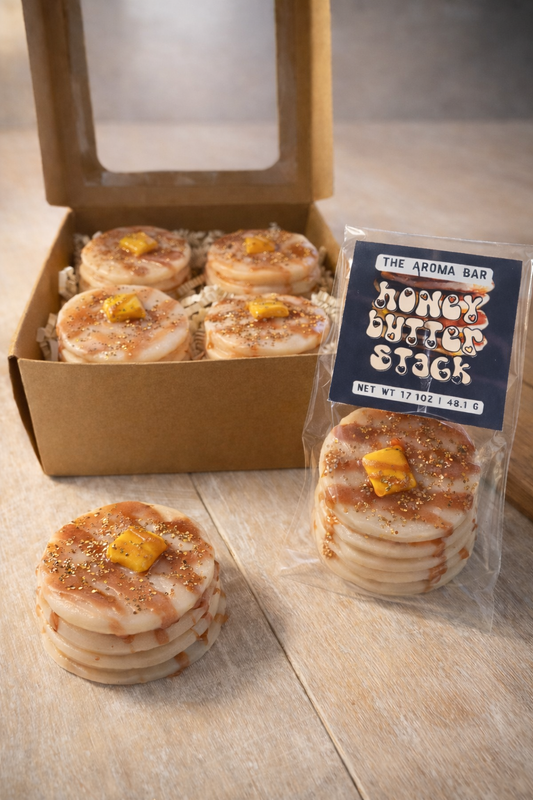 Honey Butter Pancake Stack